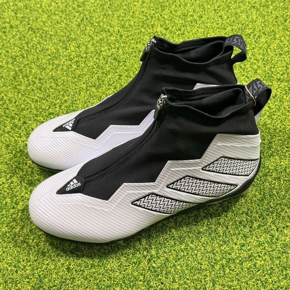 Adidas Nasty 2.0 Size 10 Football Cleats White Black GV8306